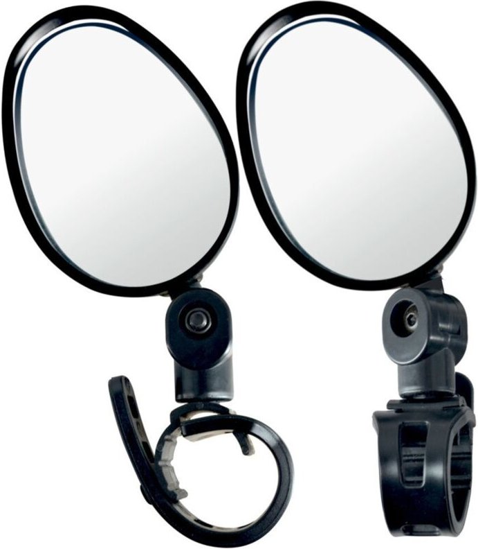 BEBUSINGOTO 2 Stück Fahrrad-Rückspiegel, Fahrradspiegel, 360° verstellbar, für 15-35 mm Lenker, Fahrradlenkerspiegel, Fa...