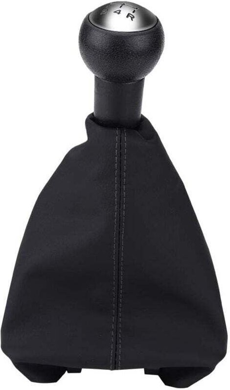 Schaltknaufmanschette, 5-Gang-Schaltknaufmanschette aus Leder für 307308607608 Citroen C3 C5