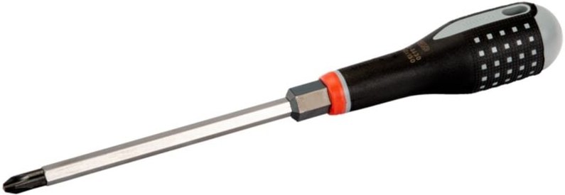 Ergo Schraubendreher für Phillips-Schrauben mit Ansatz und Gummigriff PH4 x 200 mm - Bahco