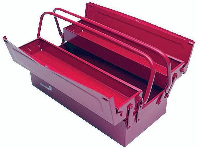 Werkzeugkasten mit 5 langen Fächern - Idrhaus