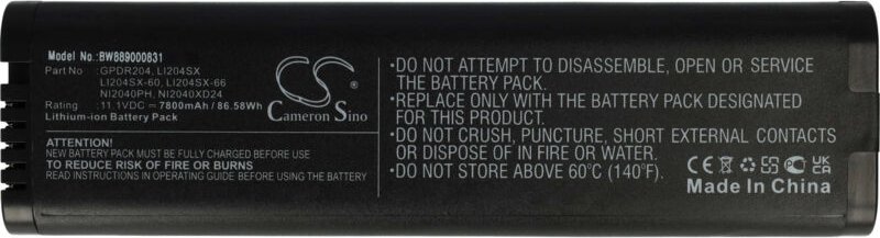 Vhbw - Akku kompatibel mit Anritsu S332E, S361E, S362E, S3x1E, S3x2E, S412E Messgerät (7800 mAh, 11,1 v, Li-Ion)