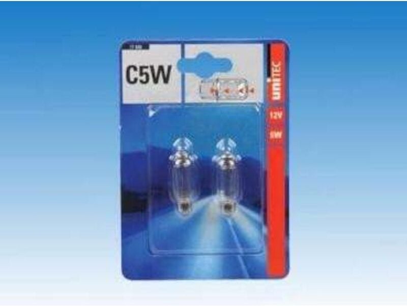 Soffittenlampe C5W 12V 5W 2 Stück Soffittenlampe - Unitec