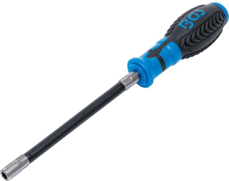 Bgs Technic - Bit-Schraubendreher für Bits mit flexiblem Schaft Abtrieb Innensechskant 6,3 mm (1/4')