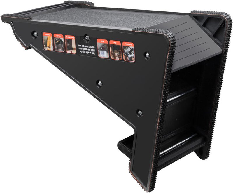 Mophorn Leiterheber, 380 Pfund Tragkraft, Leiternivellierwerkzeug aus PP, Treppenleiterstabilisator mit Aufbewahrung, be...