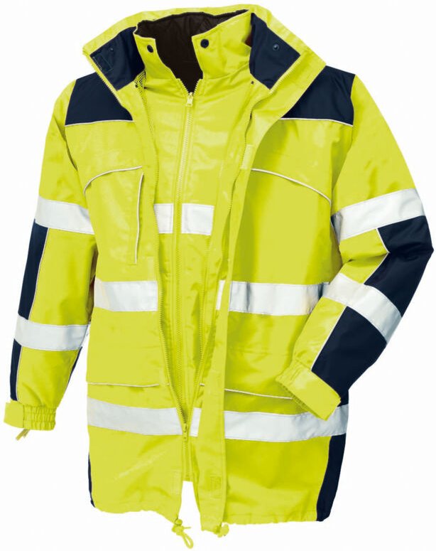 Texxor - Warnschutz-Parka toronto leuchtgelb/navy m 4114