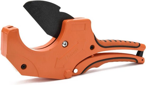 PVC-Rohrschneider, Kunststoffrohrschneider mit 63-mm-Ratsche, zum Schneiden von pex-, pvc- und PPR-Kunststoffrohren und ...