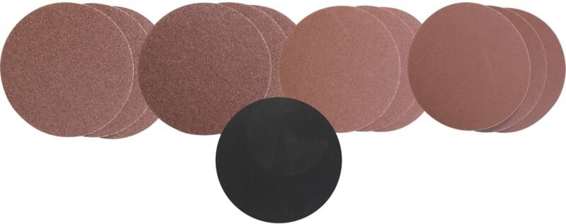 Güde - Klett-Schleifscheiben-Set 13-tlg. K60 K80 K120 K240 Schleifpapier