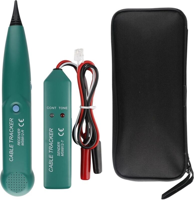 Elektrischer Kabelsucher, Stromkreistester, Telefonkabeltester, MS6812 Kabel-Tracker, elektrischer Kabeldetektor, elektr...