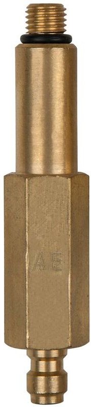 Adapterstück (lang) M8x1,0 Außengewinde und 1/4' Schlauchanschluss mit Dichtring