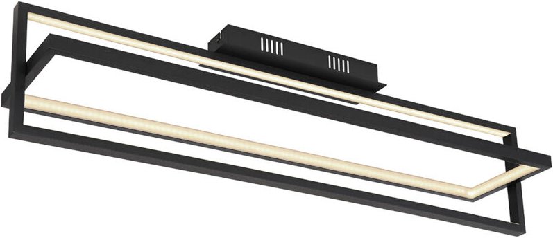 Globo - deckenleuchte - Flips - schwarz - metall - LED - 67195D