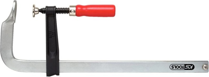 KS Tools Temperguss-Schraubzwinge, 120x400 mm