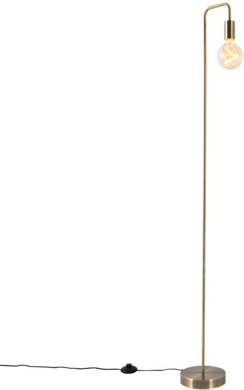 Moderne Stehleuchte Bronze Rund 145cm - Facil