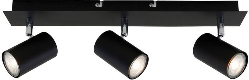 Briloner - Deckenspot Schwenkbar Deckenlampe 3xGU10 max. 40W Schwarz