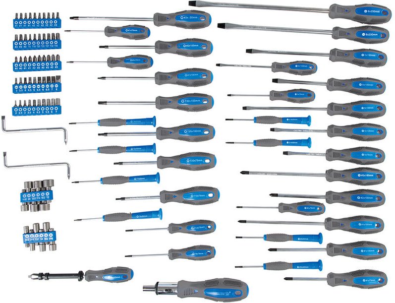 Schraubendreher, 100-tlg. Satz 100-tlg.