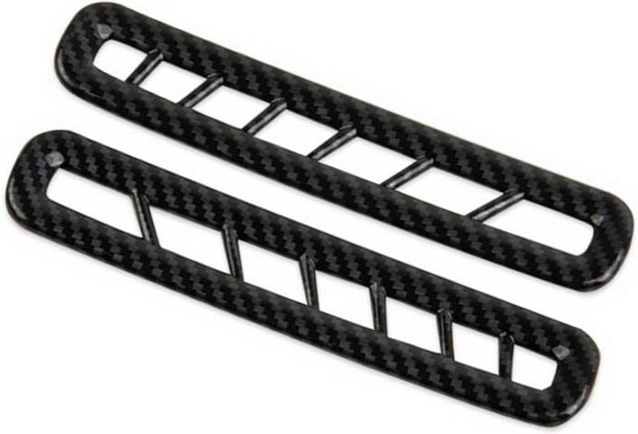 Auto-Innentür-Klimaanlagenauslass-Entlüftungsabdeckung für 2024 Innenzubehör aus Kohlefaser