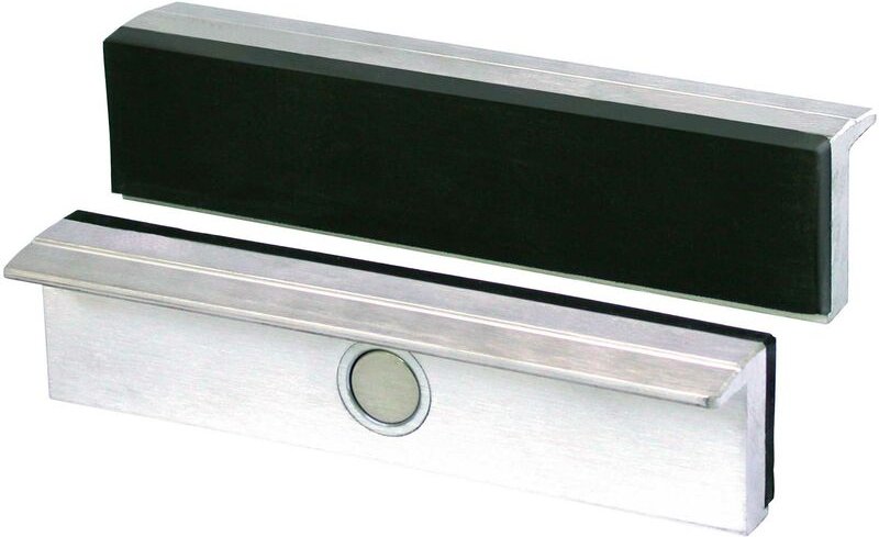 Schraubstockbacken Schutzbacken für Schraubstock 100 mm, Aluminium, Gummi - Heuer