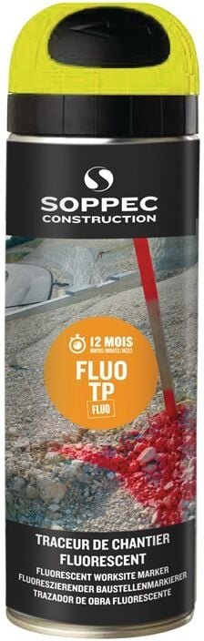 Soppec - 141517E Baustellenmarkierspray fluo tp leuchtgelb 500 ml