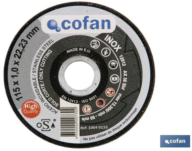 Trennscheibe - 125x1,6x22,23 inox Professional