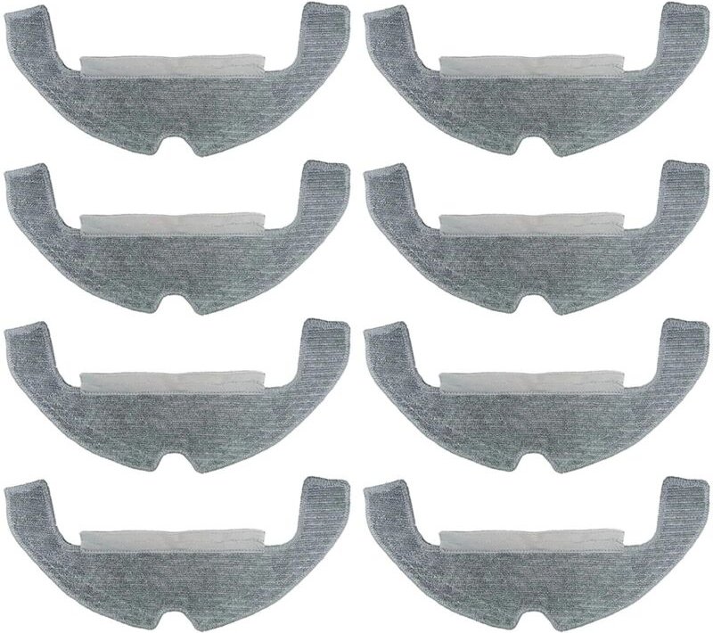 Wischtücher für DREAME D10 Plus Gen 2/D10s Plus/D9 PLUS Saugroboter Zubehör, 8 Mop-Pads für D10 Plus Gen 2, wiederverwen...
