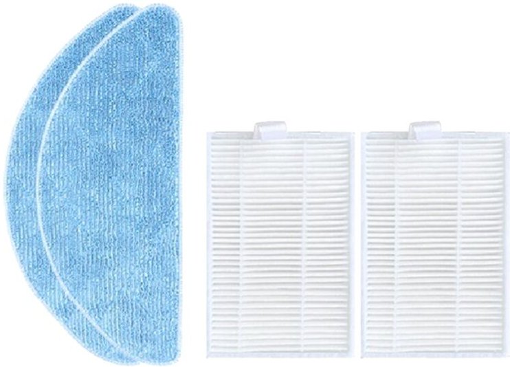 Hepa-Filter Wischlappen Ersatz Teile für Proscenic 800T Roboter Staubsauger Kehrmaschine Zubehör