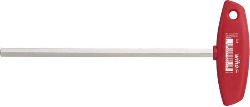 Stiftschlüssel mit Quergriff Sechskant glanzvernickelt 3,0 mm (00910) - Wiha