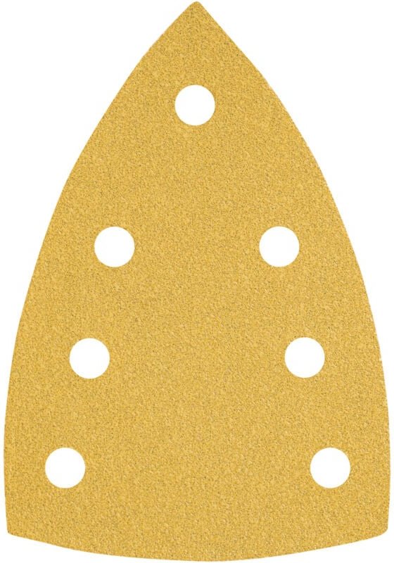 Schleifblätter Universal Delta, 100 x 150, P180, 50 Stk., 7-Loch, Korund, Latexhaltiges flexibles C-Papier - Stier