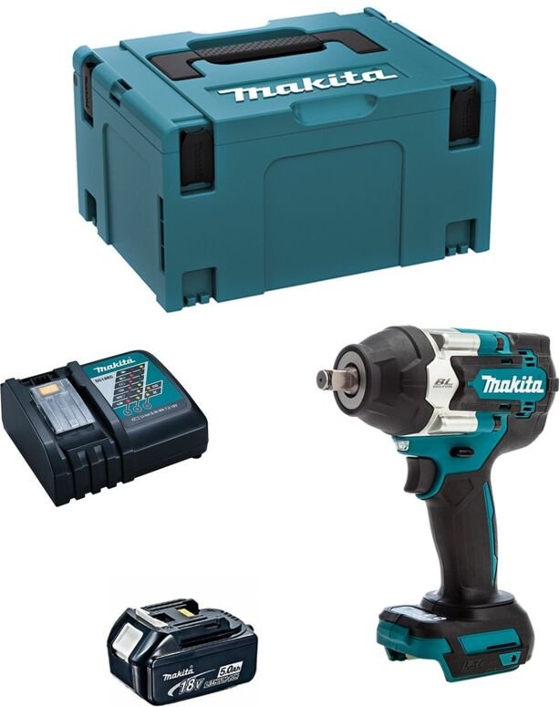 Makita - Schlagschrauber DTW700RTJ1 (1 x 5,0 Ah + DC18RC + makpac 2)
