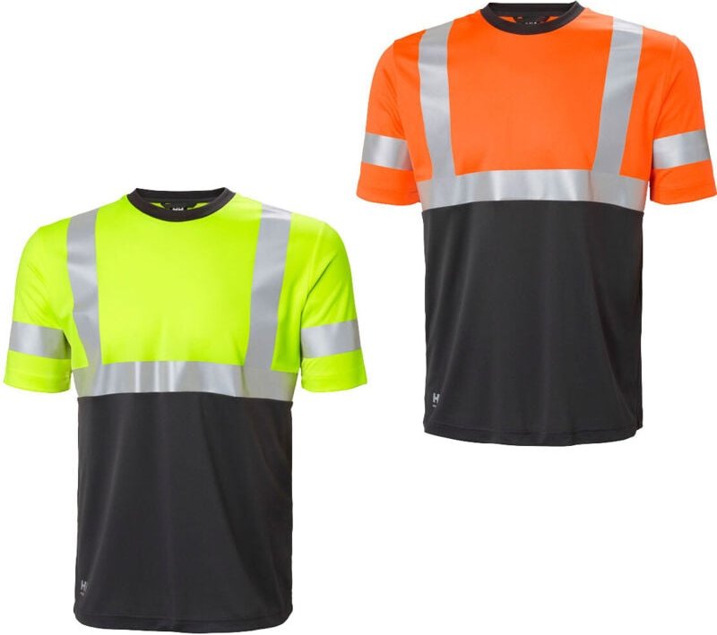 Thumbnail - Warn-T-Shirt addvis, orange, Gr.L