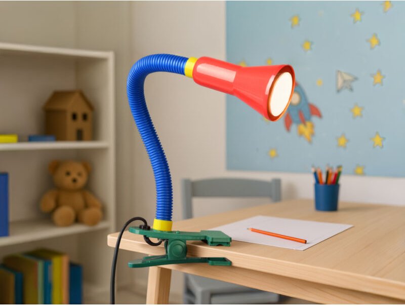 Thumbnail - Schlauch-Klemmlampe, E14, Höhe 45cm, flexibel, multicolor