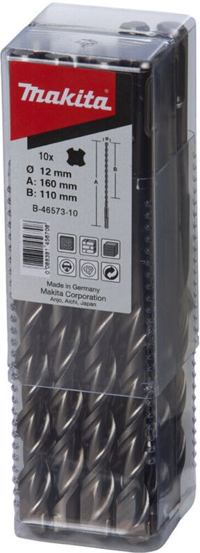 SDS-V-PLUS-Bohrer-Set 12x210 10 Stück B-47684-10 - Makita