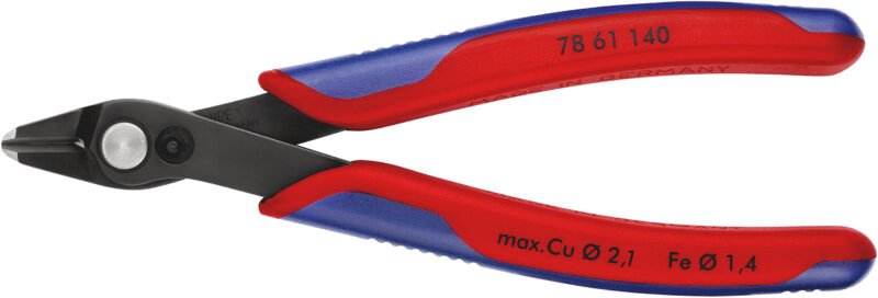Knipex - 78 61 140 Electronic Super Knips xl mit Mehrko.-Hülle brüniert 140 mm