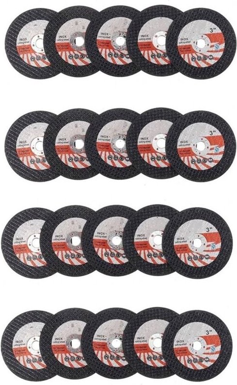 20 STÜCKE 75 mm Mini Trennscheibe Kreisschleifscheibe Aus Kunstharz für 10 mm Bohrung Winkelschleifer Fliesen Trennschei...