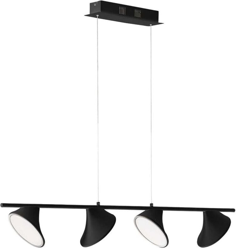 Led Decken Hänge Lampe Wohn Ess Zimmer Beleuchtung Spot Pendel Leuchte dimmbar Wofi 6596.04.10.9000