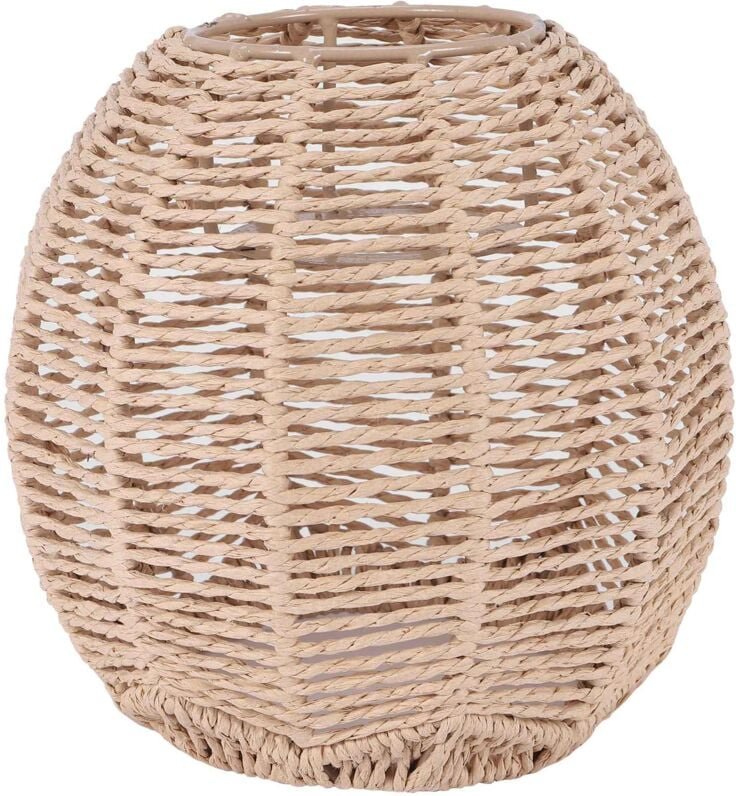 Haus Beleuchtung Rattan Lampen Abdeckung Handgefertigter Gewebter Kronleuchter Retro Lampenschirm Gastfamilie Dekorative...
