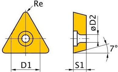 Hm Einsätze, 12mm, TCMT110204-28, 5 Stück optimale 3441762