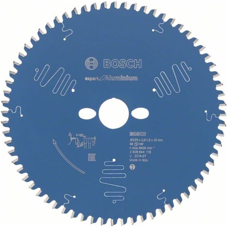 Kreissägeblatt Expert for Aluminium 225 x 30 x 2,6 mm, 68 - Bosch