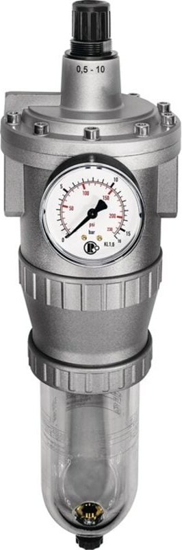 Filterregler Standard PC-Behälter bg 3 g 1/2 - 100925 - Riegler