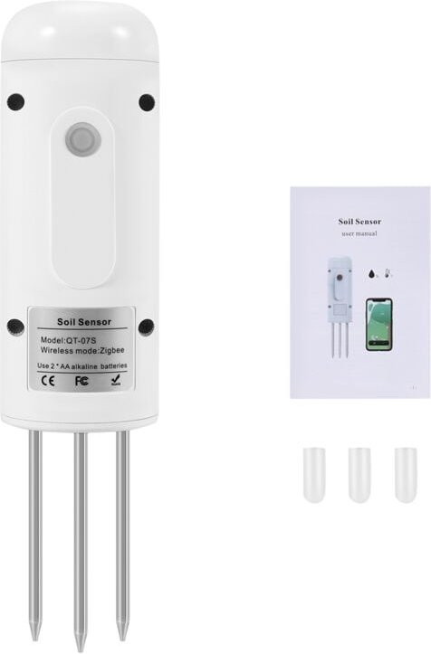 Tuya Zigbee Drahtloser Bodenfeuchtemesser Temperatur-Feuchtigkeitstester Pflanzenmonitor IP67 Wasserdichter Detektor für...