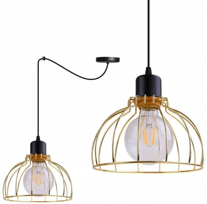 Deckenleuchte Kronleuchter Golden Spider Loft