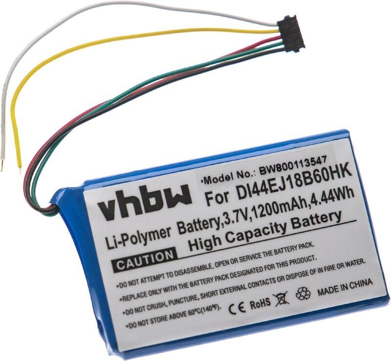 Vhbw - Akku kompatibel mit Garmin Edge 1000, Explore 1000, 010-01161-00, 010-020229-00 gps Navigation Navi (1200 mAh, 3,...