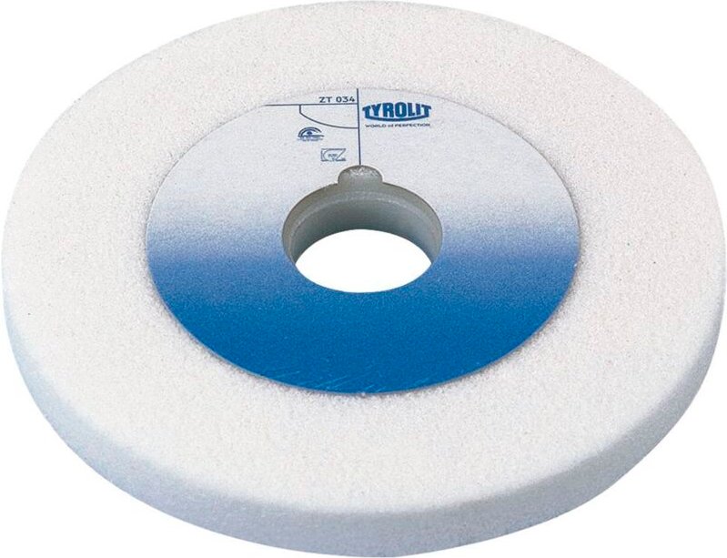 Tyrolit - Schleifbockscheibe Edelkorund Form 1 gerade 200 x 25 x 51 mm Korn 60