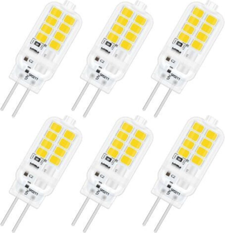 LaBlanc – G4 12V 3W LED-Lampe, nicht dimmbar, 16 SMD, 300 lm, neutralweiß (4000 K), entspricht einer 25W G4-Halogenlampe...