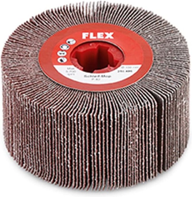 Flex - Schleif-Mop P80 100Øx100 schleifwalze für Satiniermaschinen 358843