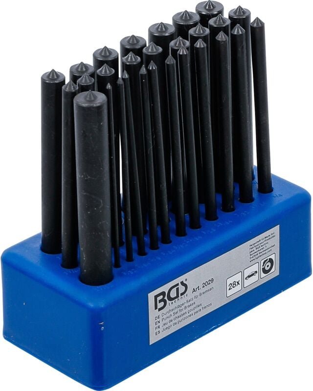 Durchschläger-Satz für Bremsen 28-tlg.