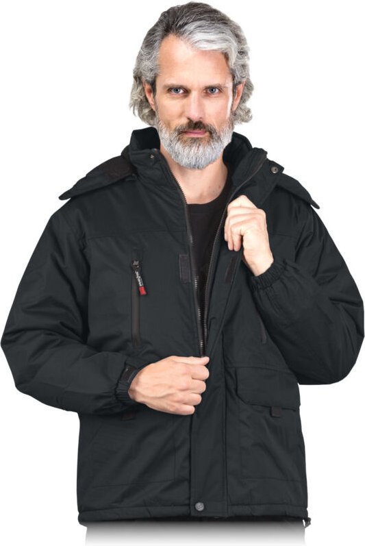 Winterjacke mit Fleece Fütterung und Kapuze M