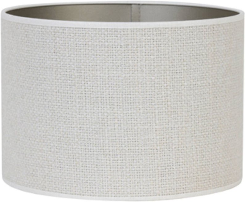 Lampenschirm - Saverna - weiß - textil - ø 50cm - Light&living
