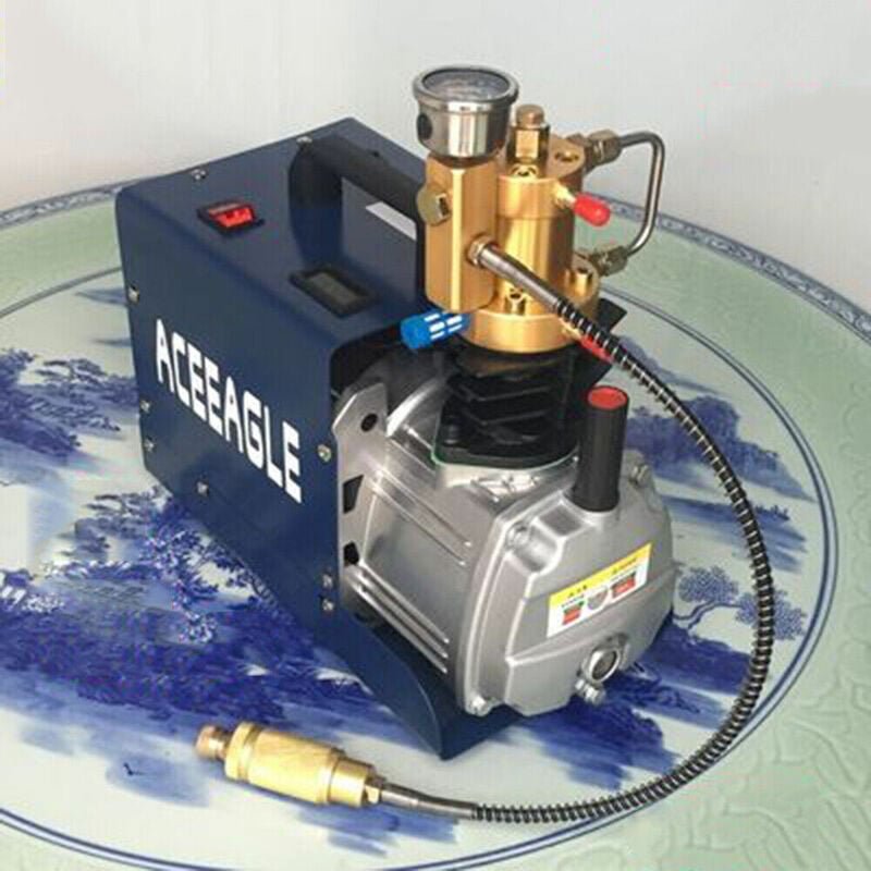 30MPA Elektro Hochdruckluftpumpe Luftpumpe 80L/mi pcp Luft Kompressor 1800W 300bar Kompressor