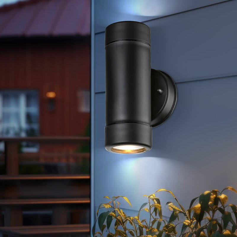 Thumbnail - Wandlampe Wandleuchte Außenleuchte Hauswandlampe Balkonleuchte, Up & Down Strahler 2 Flammig IP44, GU10 Fassungen, BxH 8...