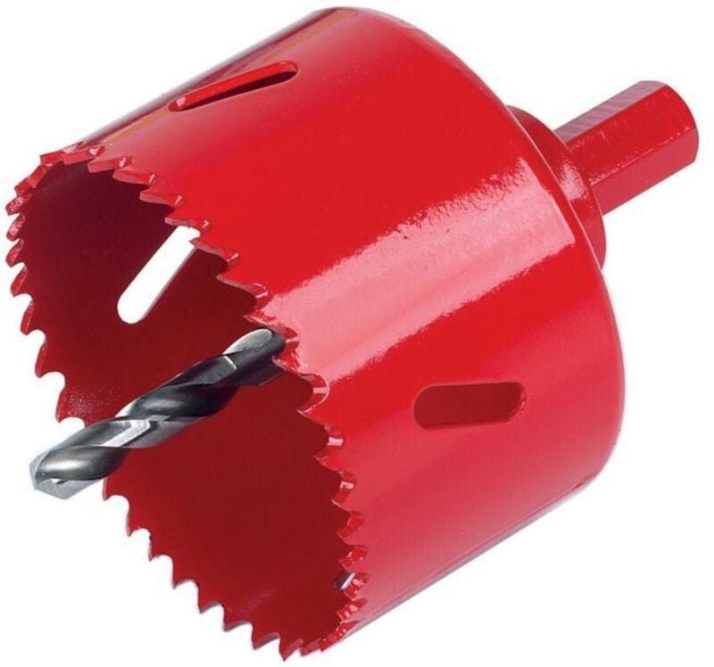 Wolfcraft - Bi-Metall-Lochsäge ø92 inkl. Schaft & Bohrer - 5492000