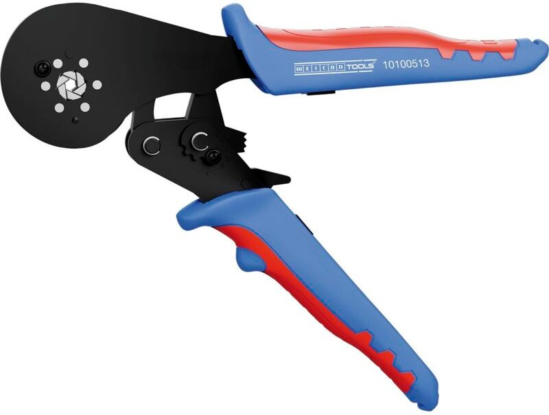 WEICON Crimpzange selbsteinstellend, Crimpwerkzeug Aderendhülsen Presszange, prozesssicher, Chrom-Vanadin-Elektrostahl, ...